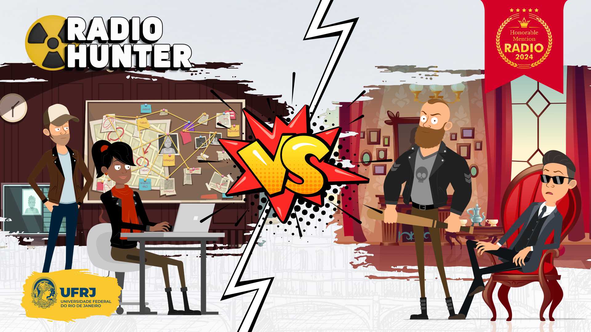 Escena del juego Radio Hunter